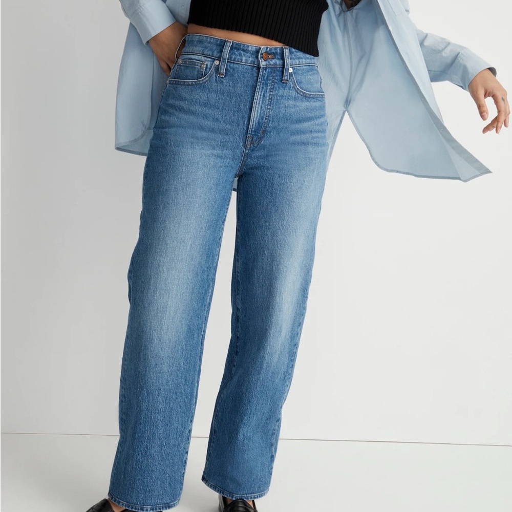 The Curvy Perfect Vintage Wide-Leg Crop Jean